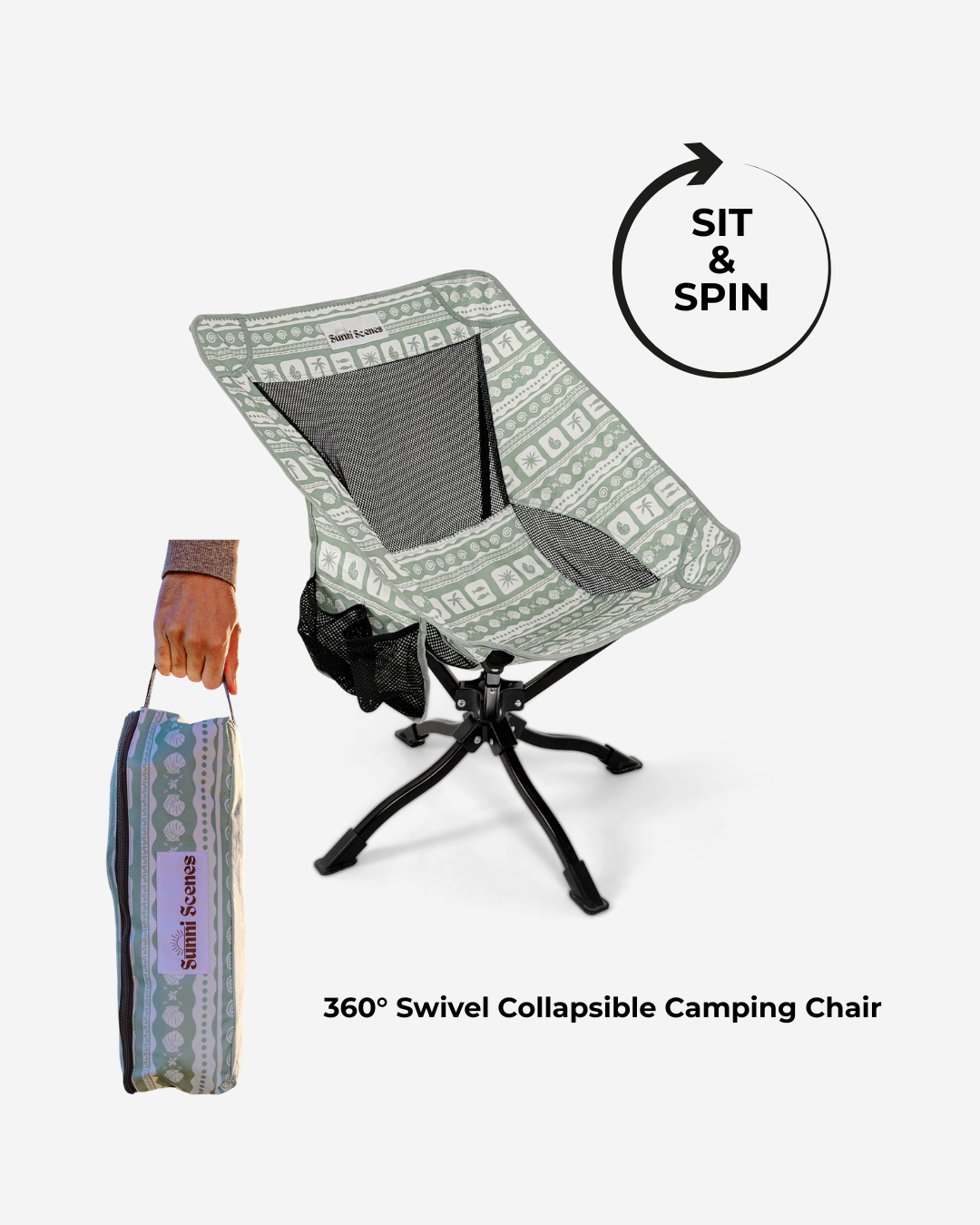 Sage Compact Spin Camp Chair
