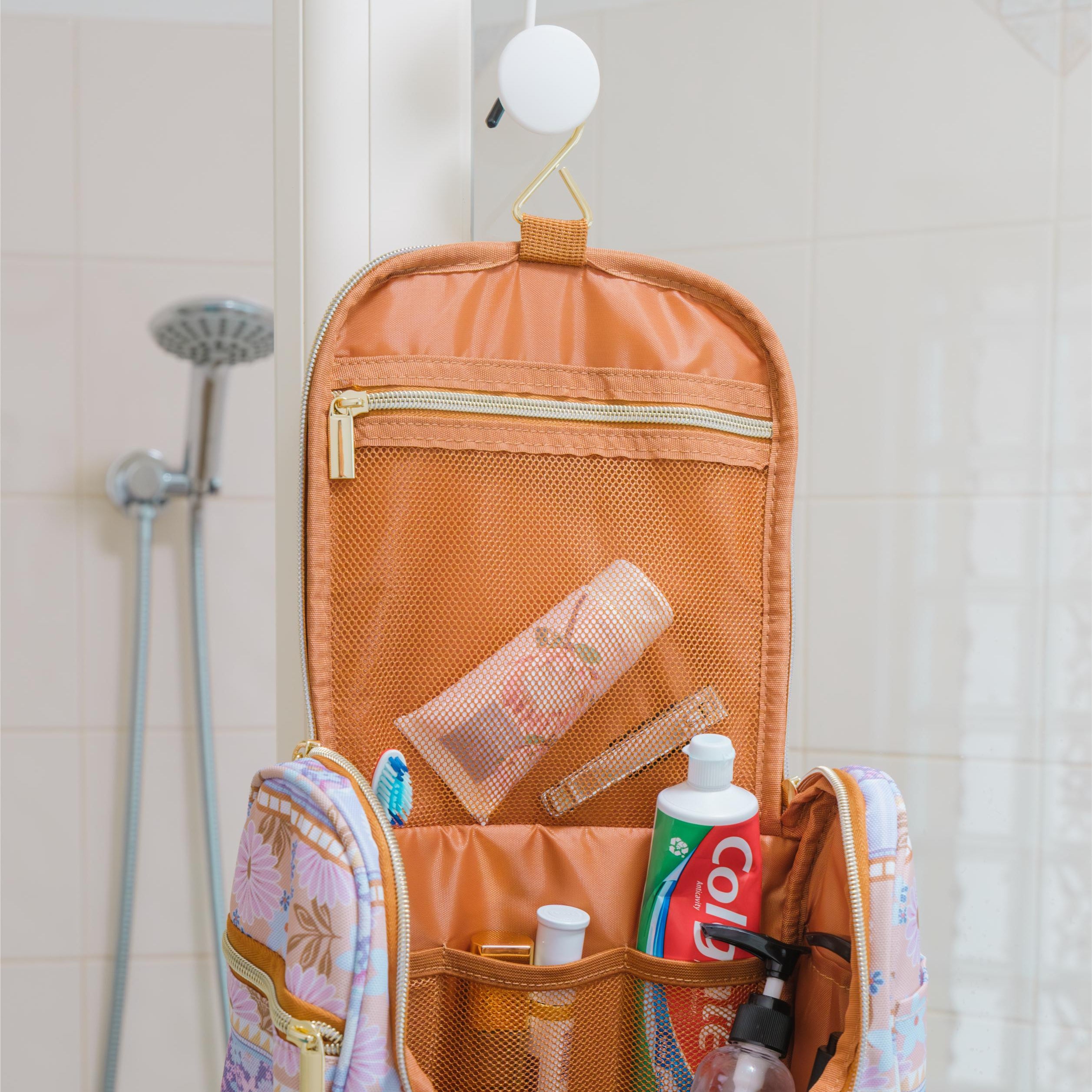 Lavender Hanging Toiletry Bag
