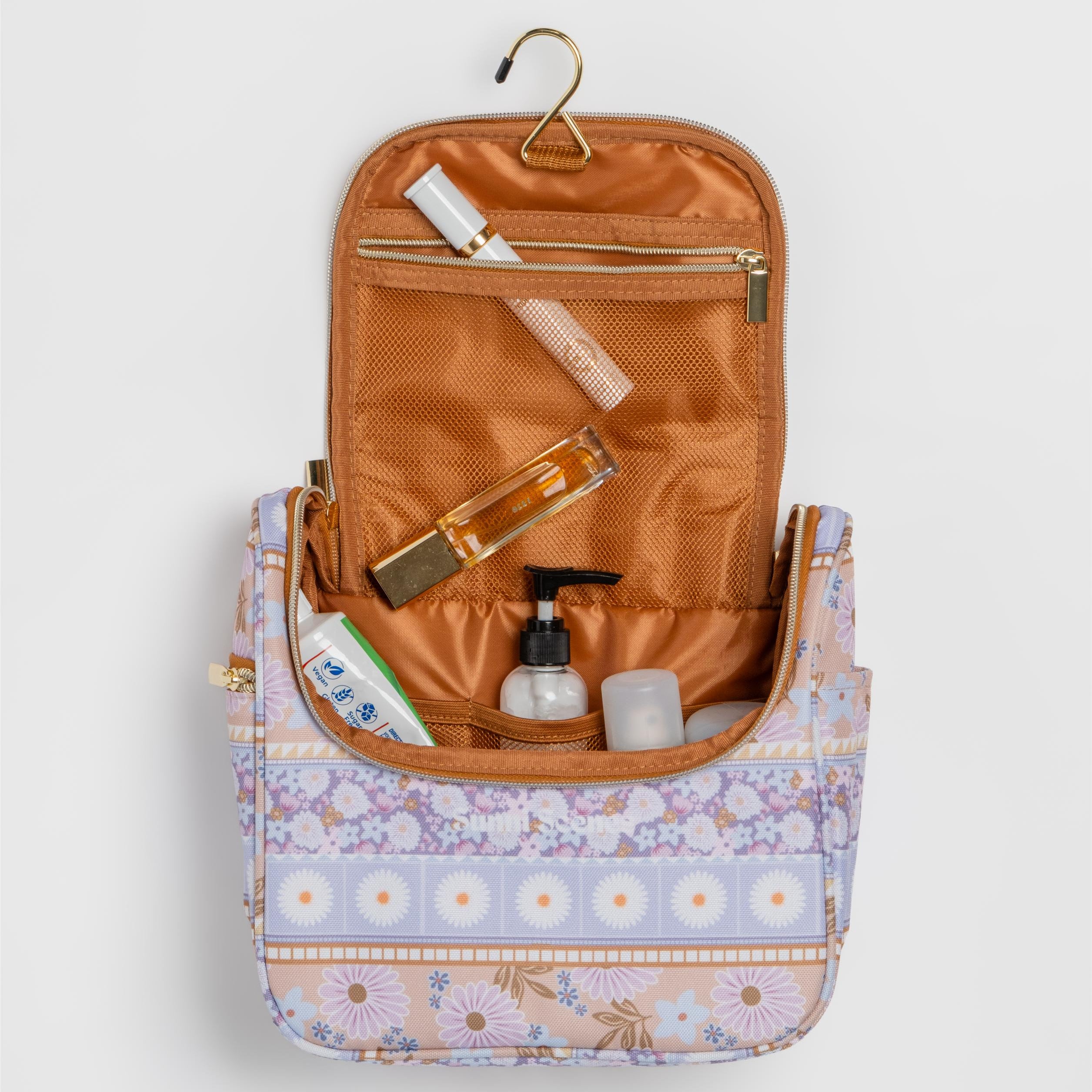 Lavender Hanging Toiletry Bag
