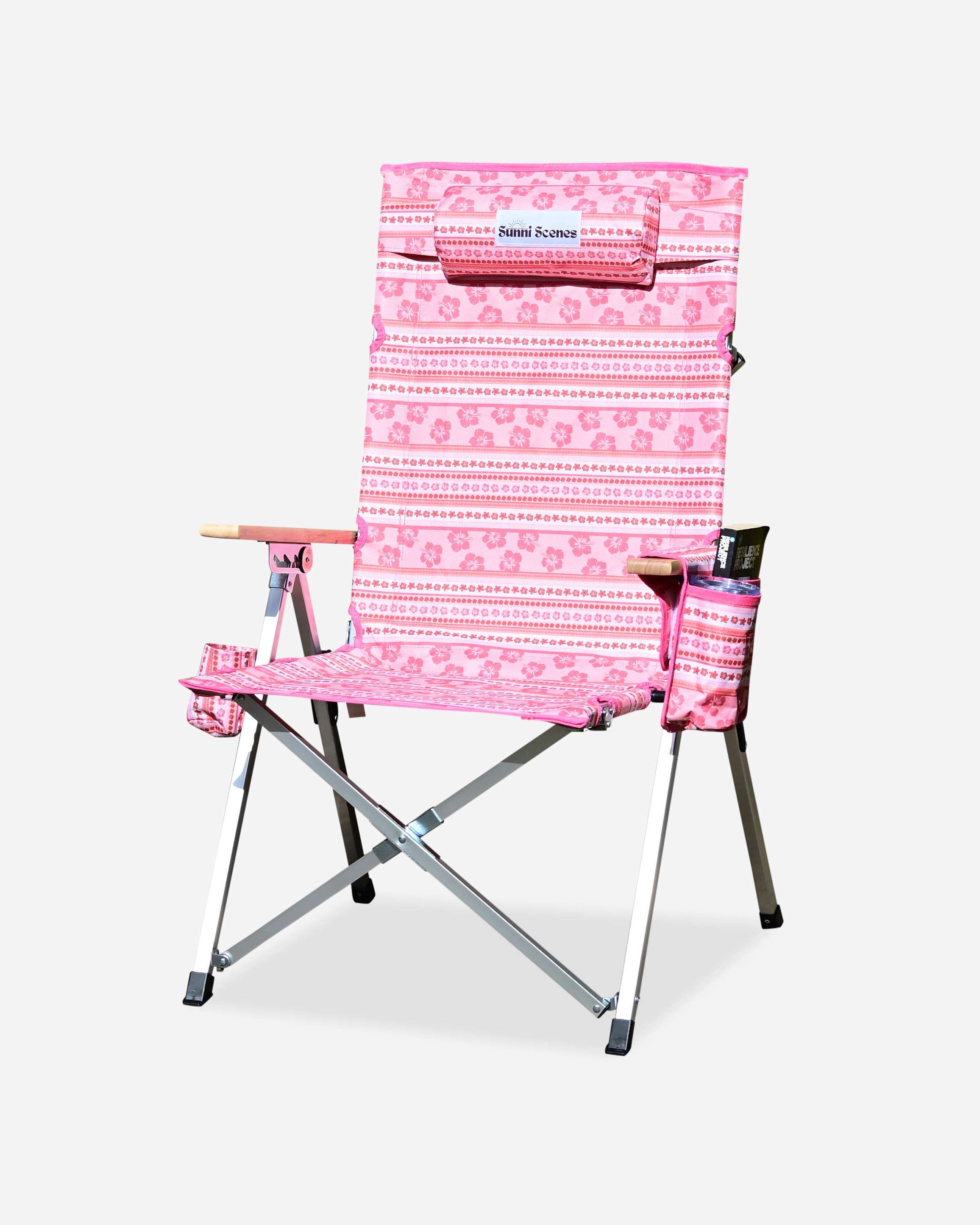Hibiscus Reclining Camp Chair