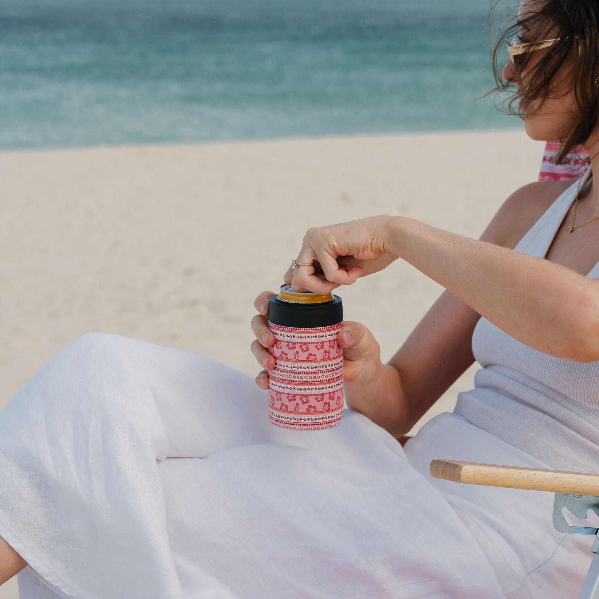 Hibiscus Stubby Cooler