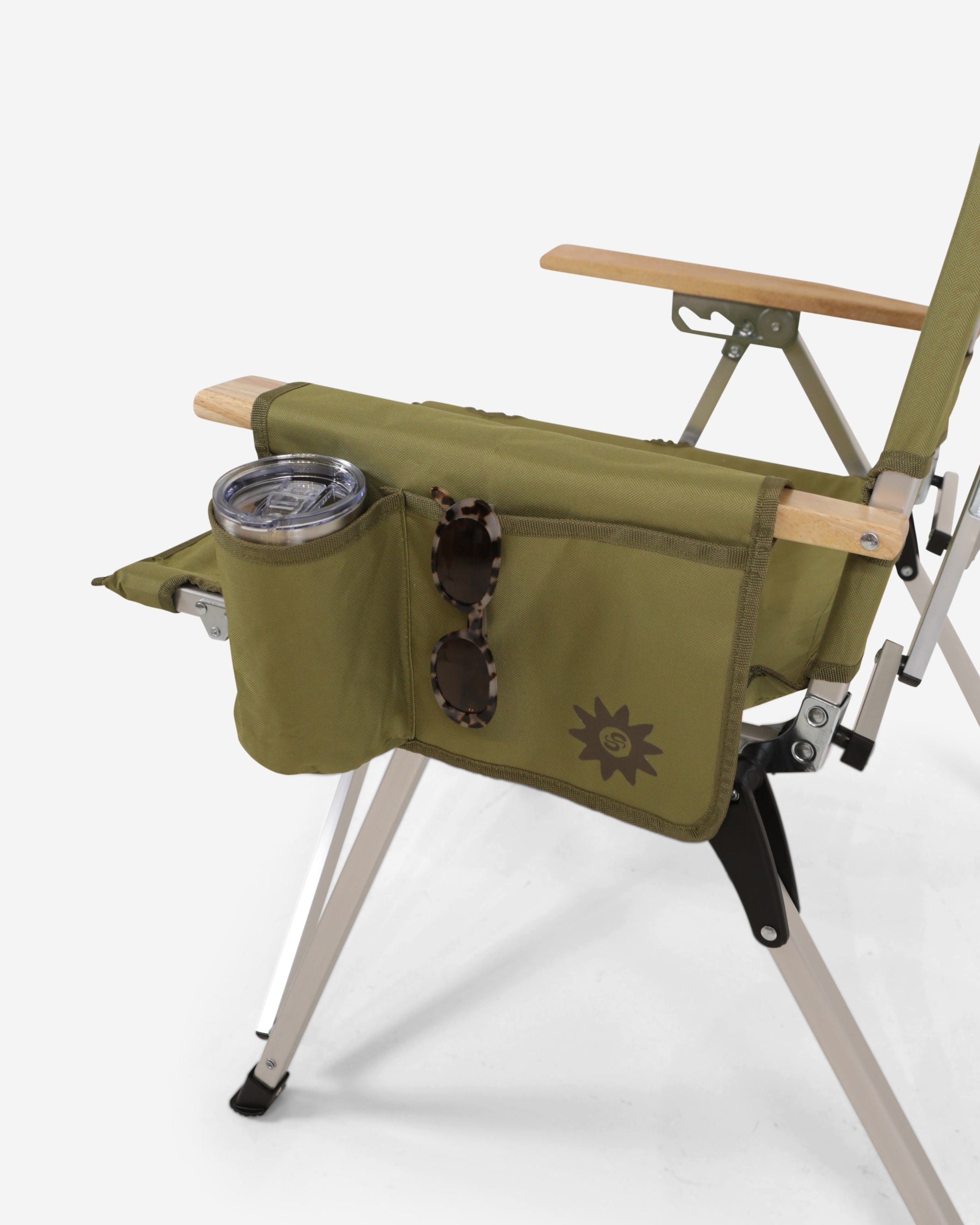 Pine Chair and Olive Rug Bundle