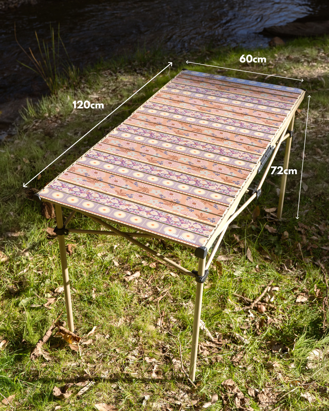 Lavender Camping Table