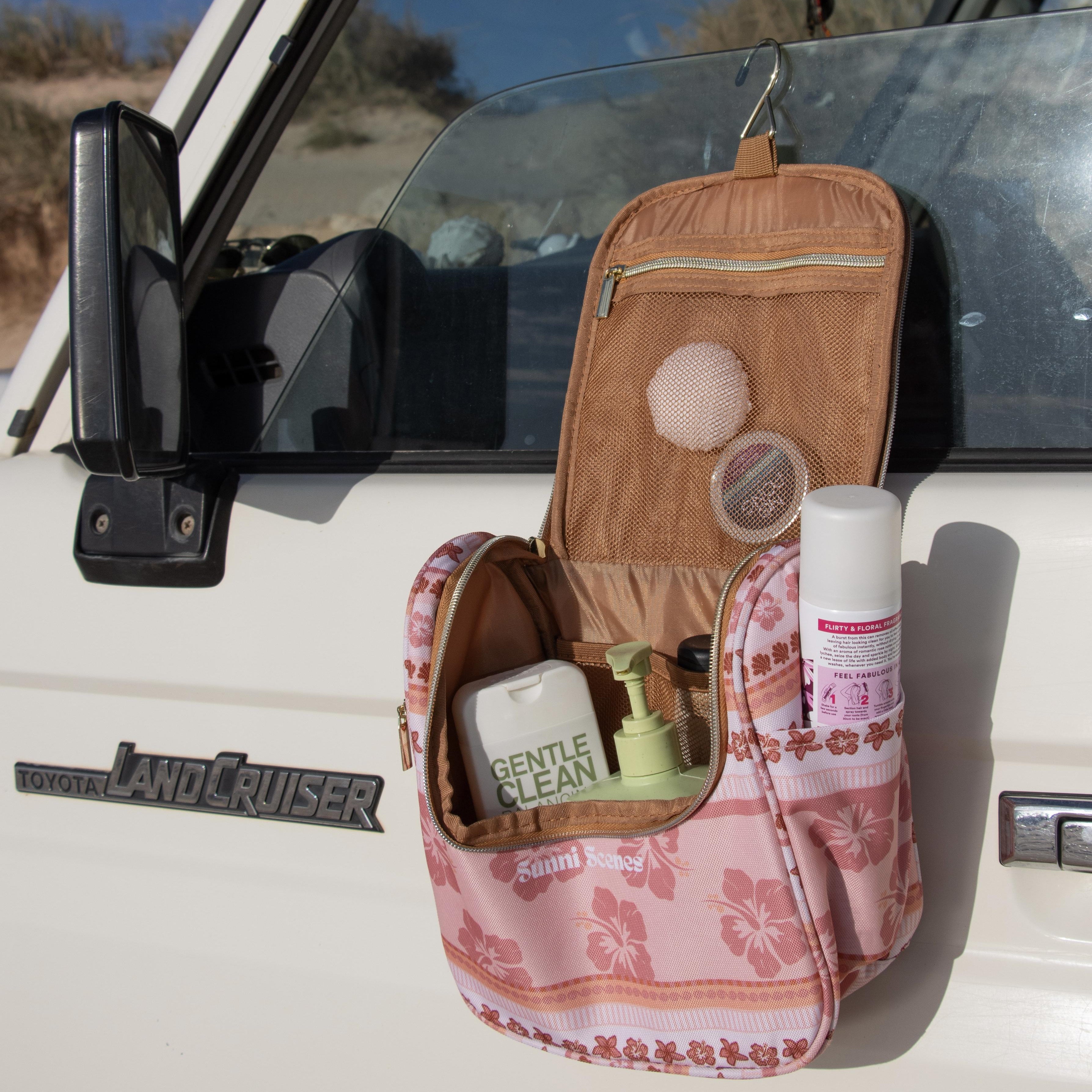 Hibiscus Travel Hanging Bag