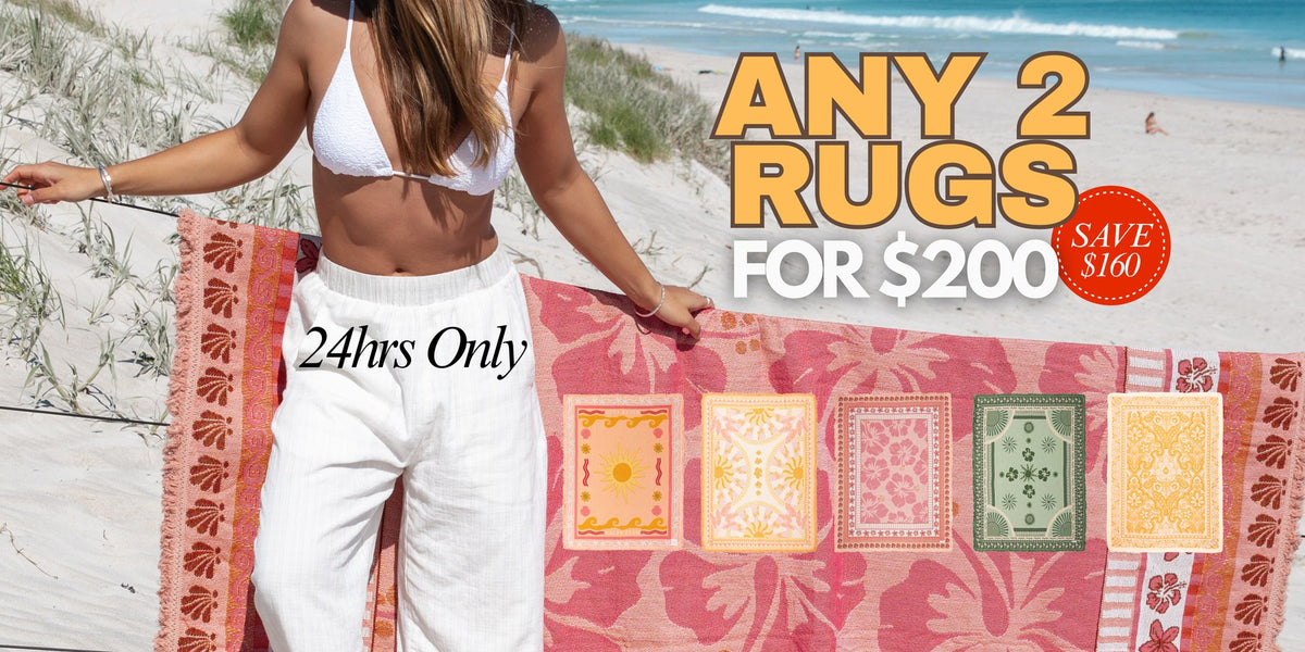 Any 2 rugs for $200 — save $160, 24 hours only