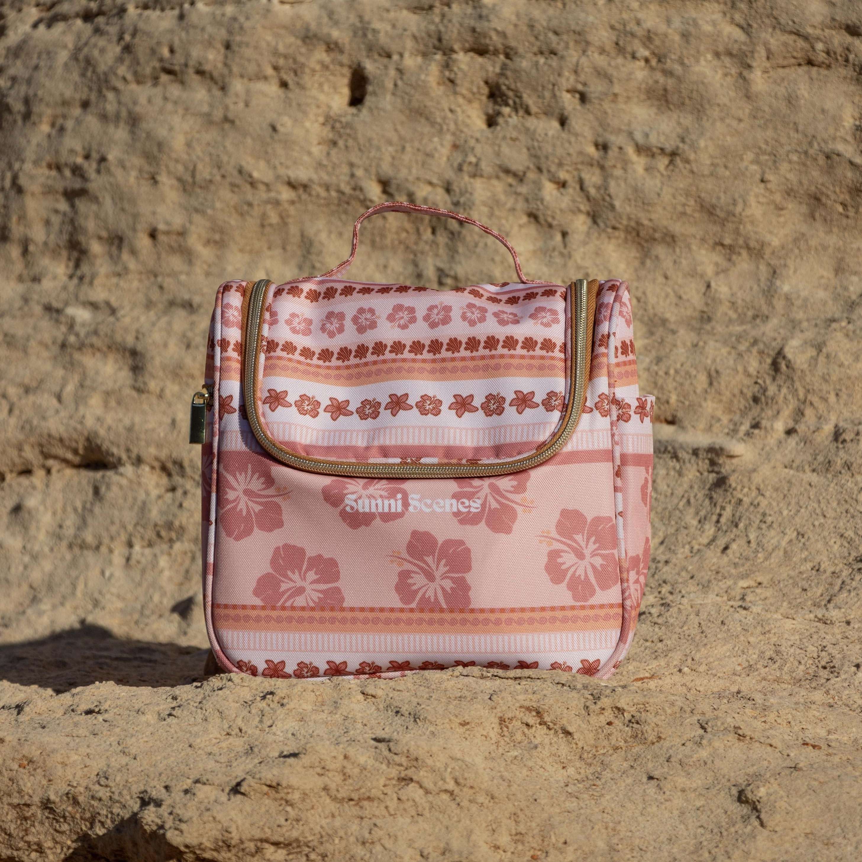 Hibiscus Travel Hanging Bag