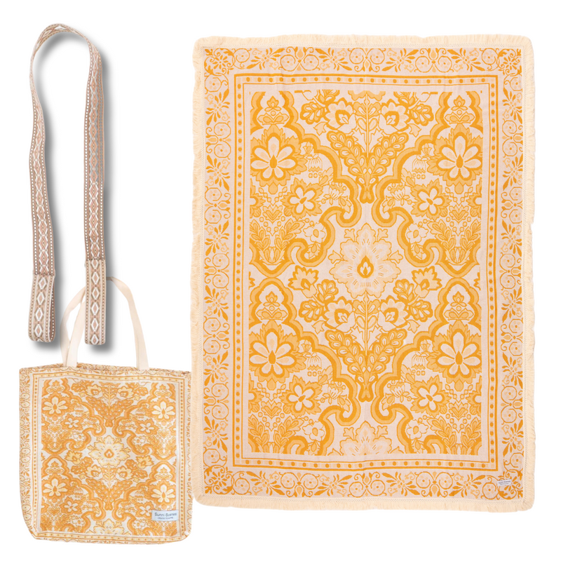 Sunset Rug, Bag & Pink Rug Strap