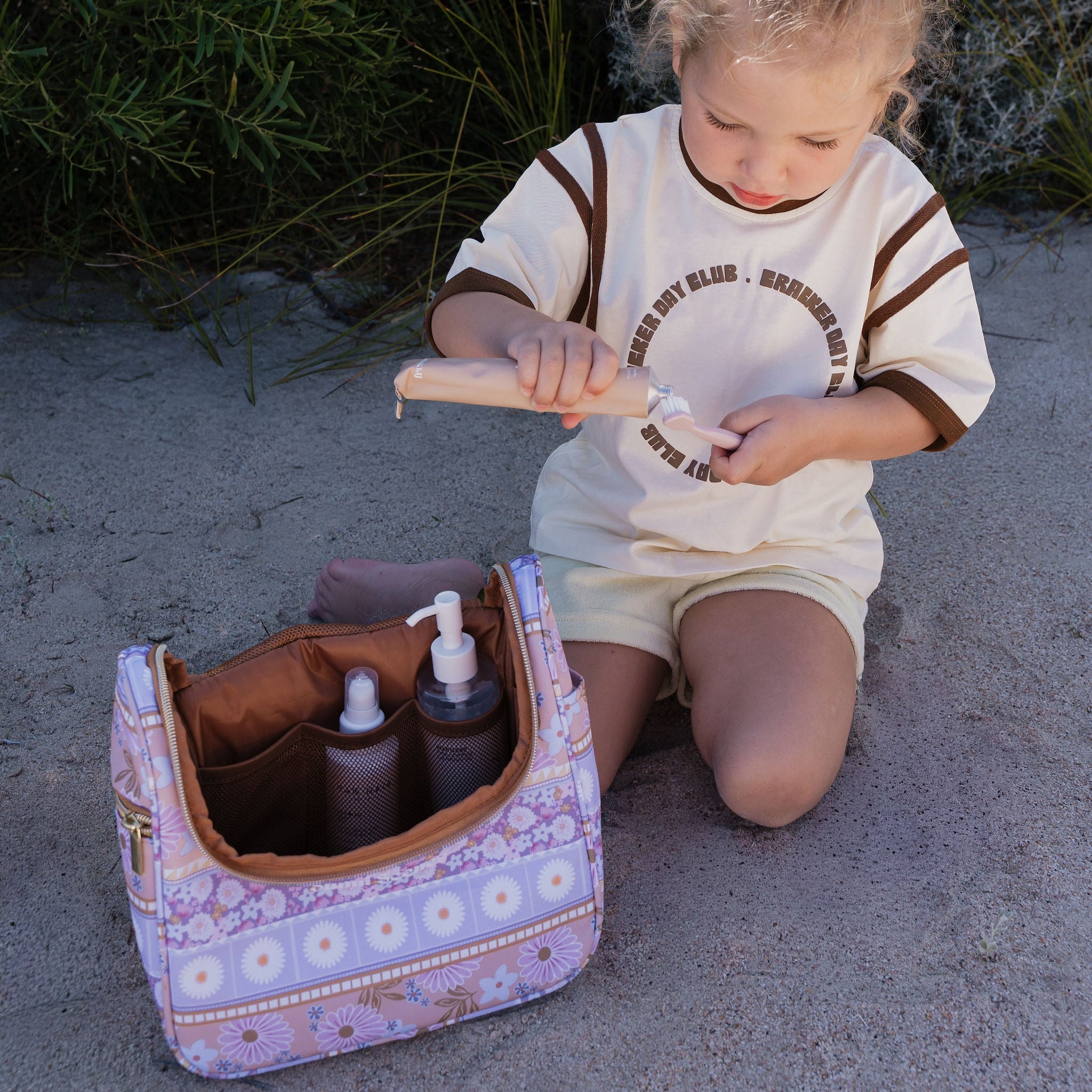 Lavender Hanging Toiletry Bag