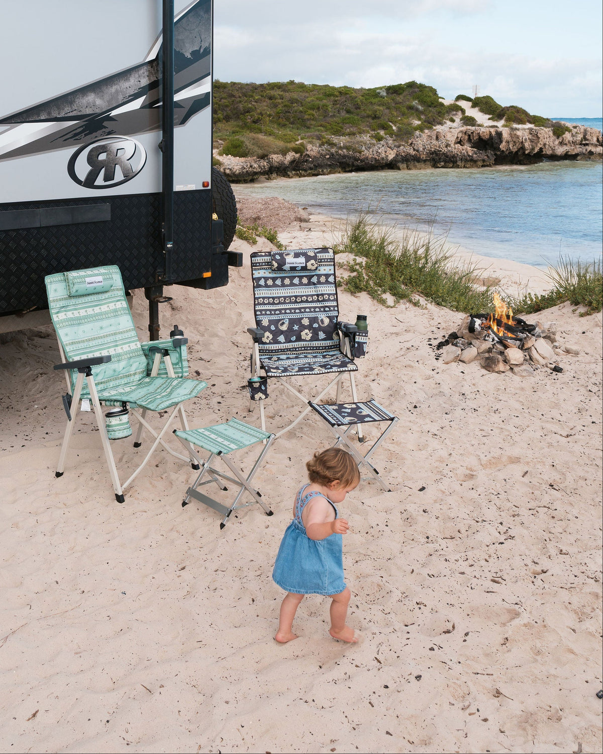 Tahiti Reclining Camp Chair