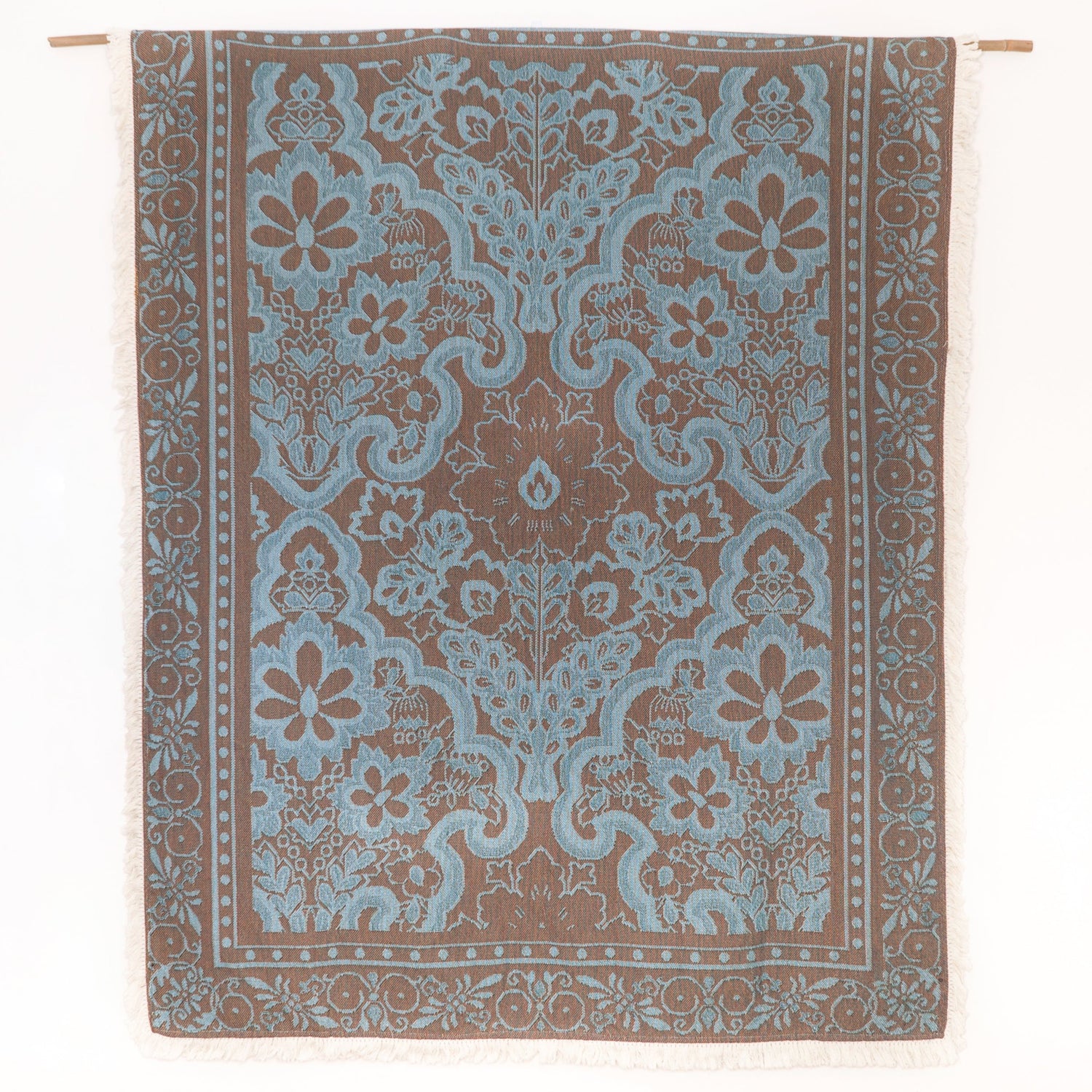 Sunset Healing 100% Recycled Cotton Knitted Throw Rug (160cm x 200cm)